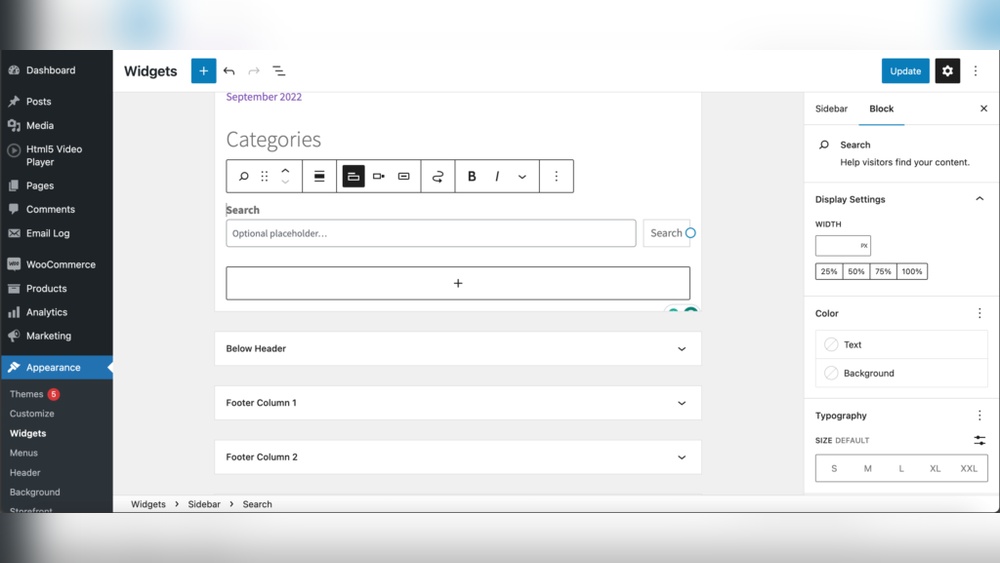How to Add Search Box in Wordpress Header