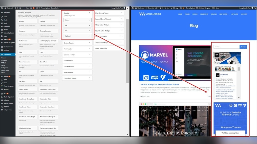 How to Add Sidebar to Wordpress Page