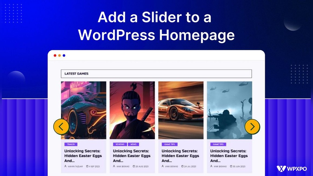 How to Add Slider to Wordpress Home Page