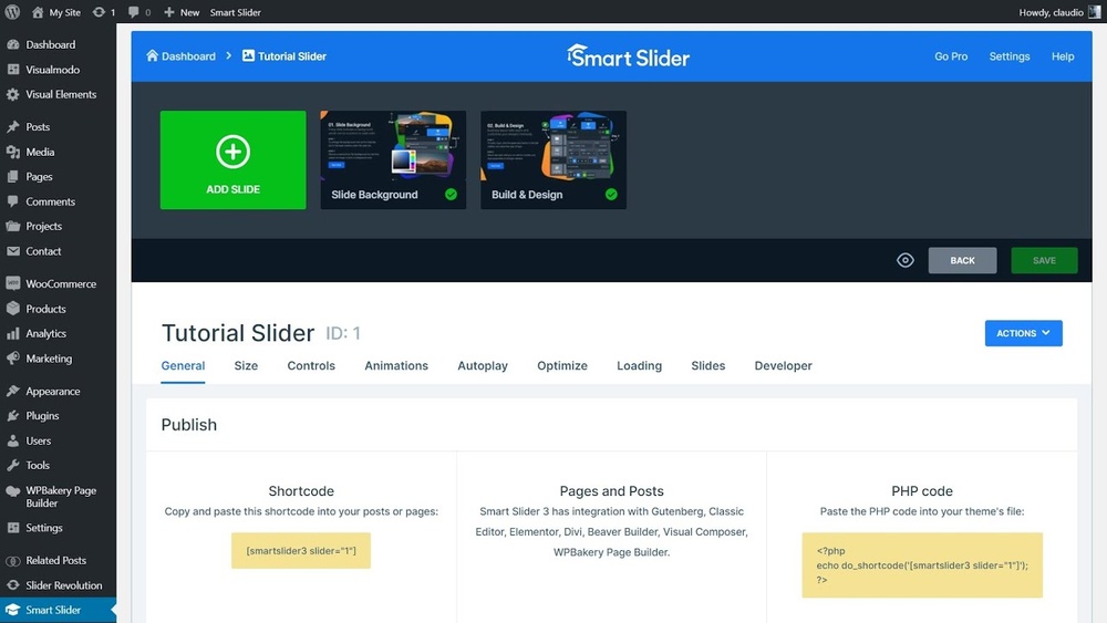 How to Add Smart Slider in Wordpress Homepage