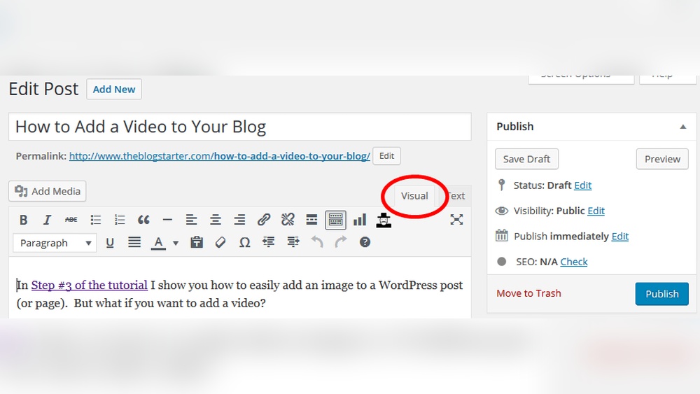 How to Add Youtube Video to Wordpress Blog
