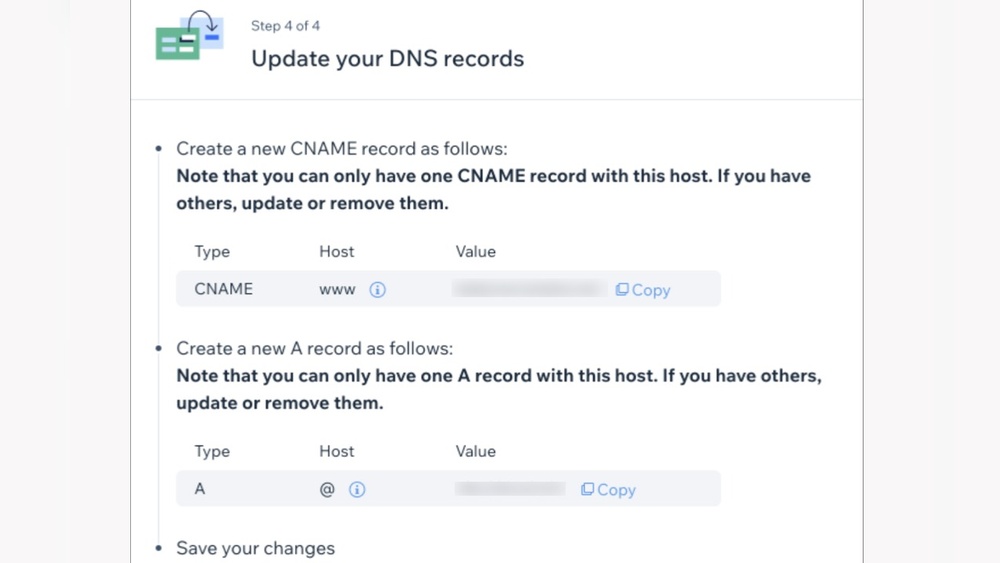 How to Administer Domain to Point to Host