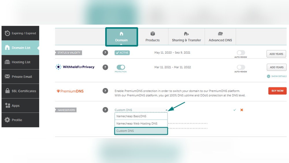 How to Host Domain on Namecheap