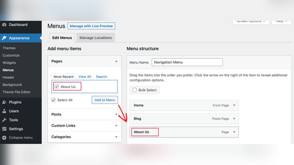 How to Link to an Internal Wordpress Page
