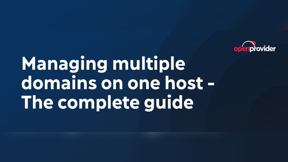 How to Manage Multiple Domains on One Hosting Account