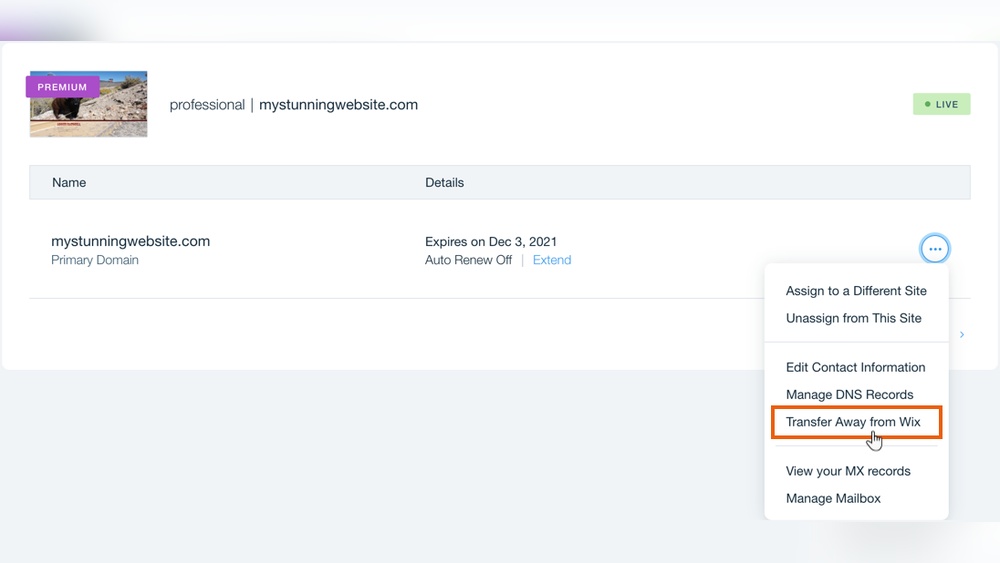 How to Transfer Domain from Wix to Another Host