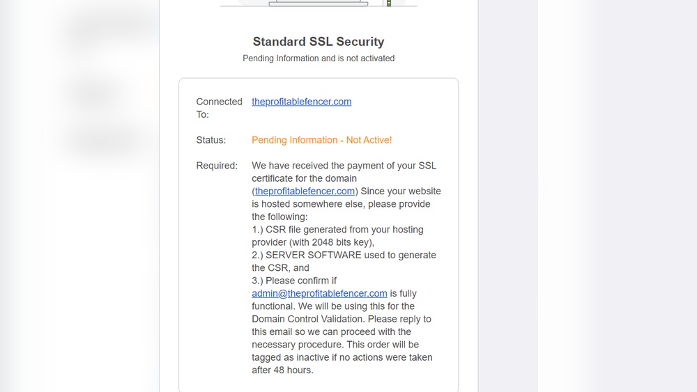 Is Csr Attached to Web Host Or Domain