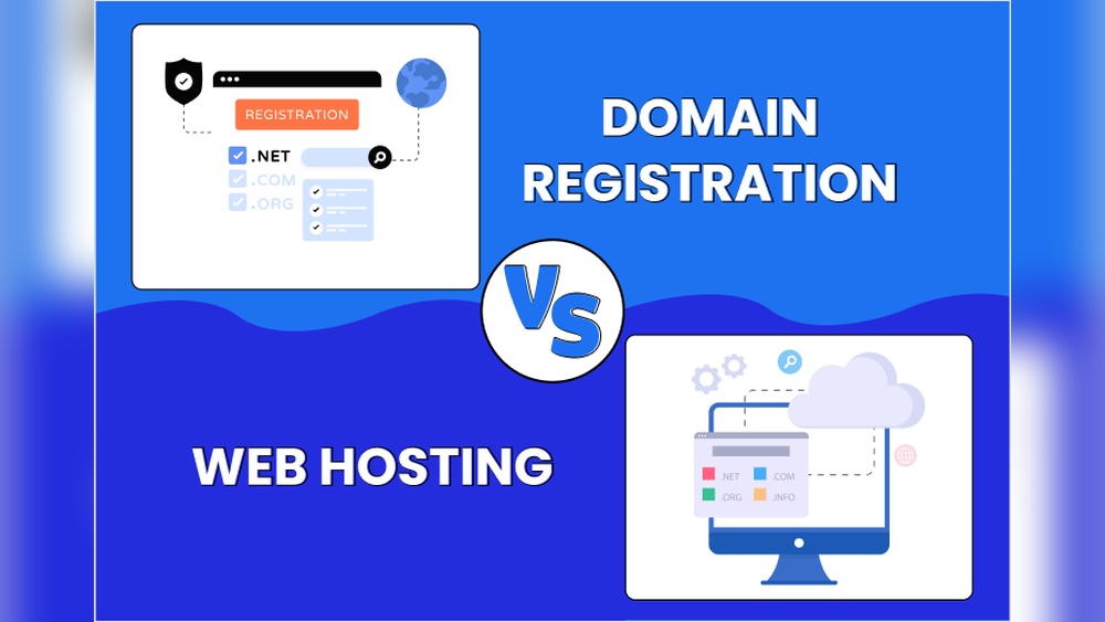 What is the Difference between Registering And Hosting a Domain