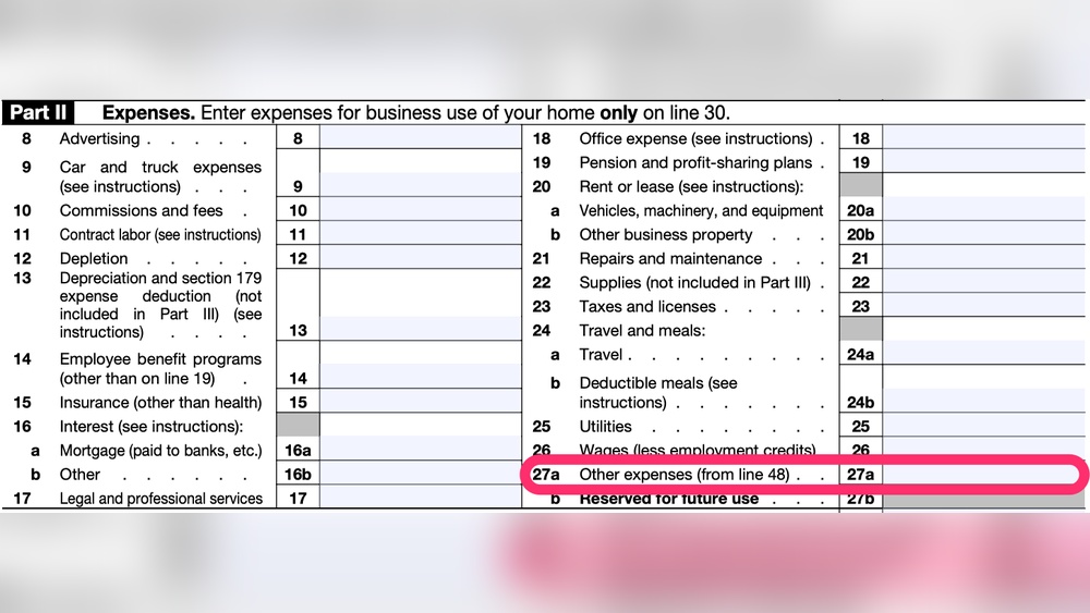 Where Does Software Business Expenses Go on Schedule C