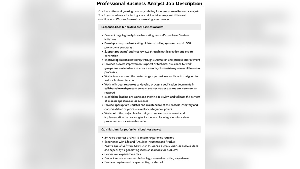 Which Insurance Software is Preferred by Business Analyst